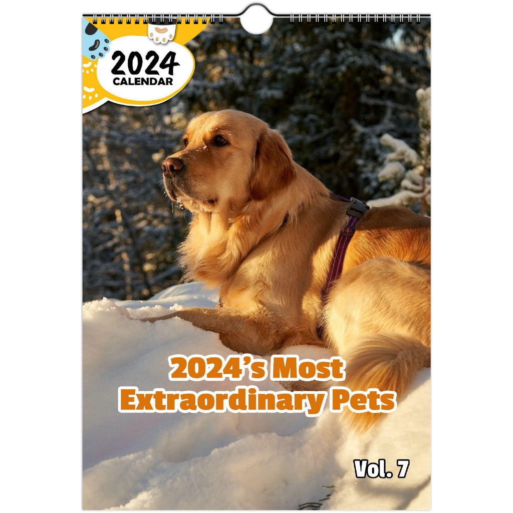 2024's Most Extraordinary Pets Volume Seven: 2024 Wall Calendar (Published)
