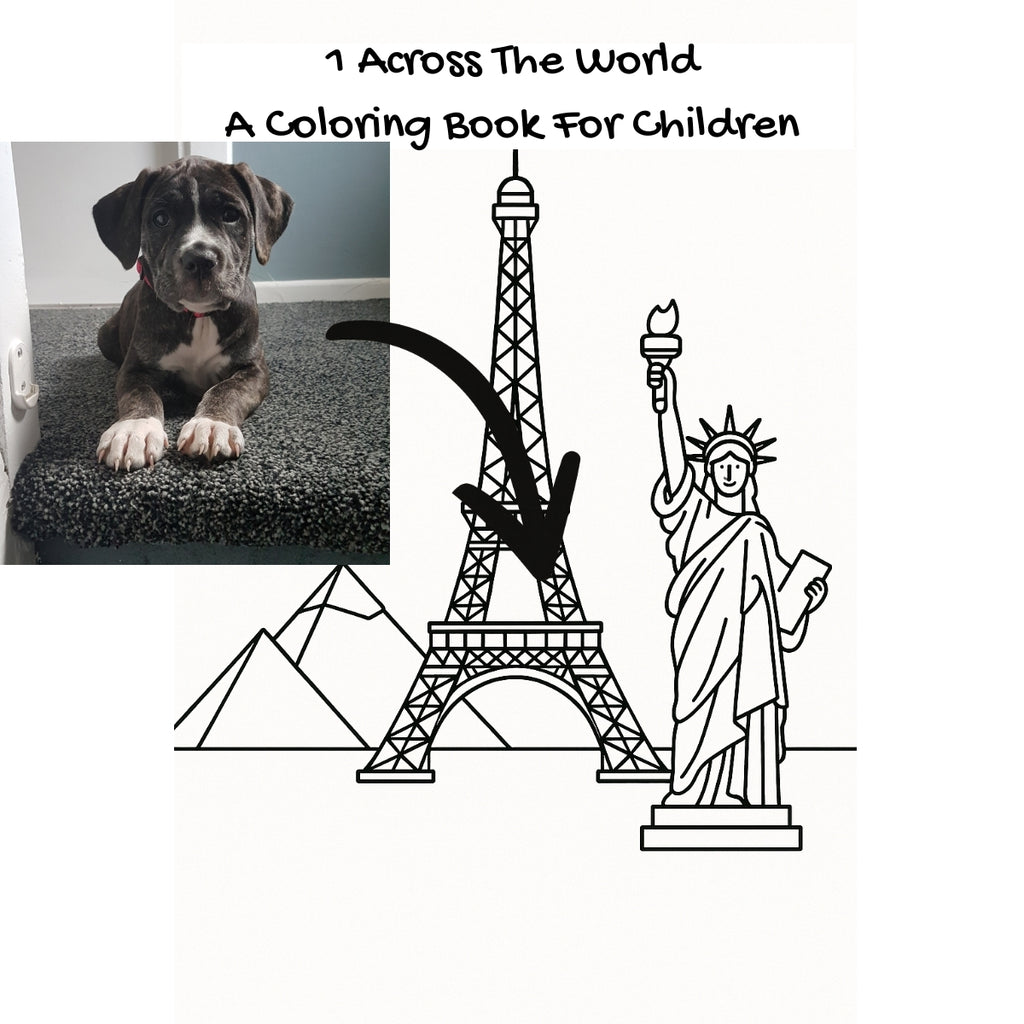 1 Across The World: A Coloring Book For Children