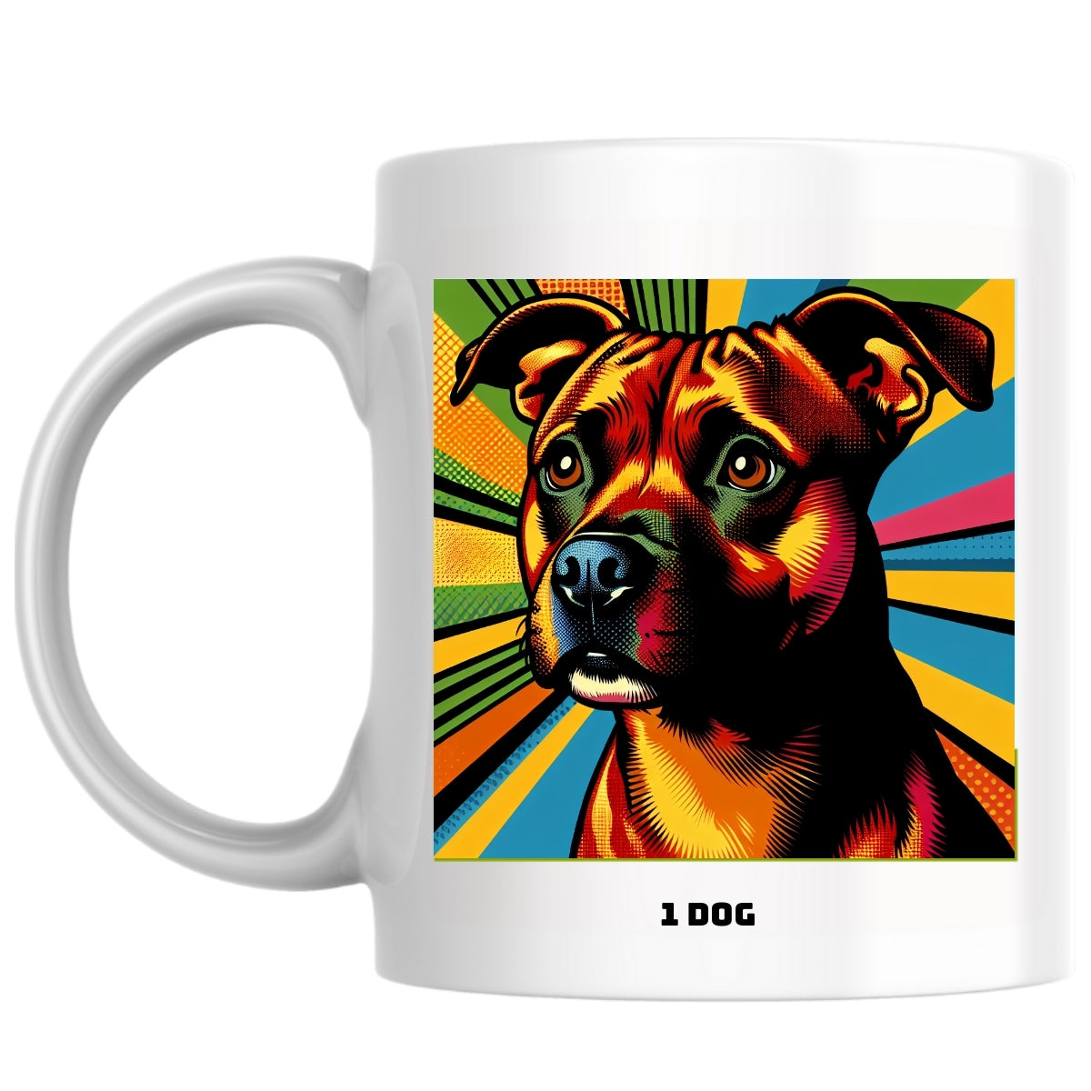 1 dog the Magnificent: Pop Art Coffee Mug
