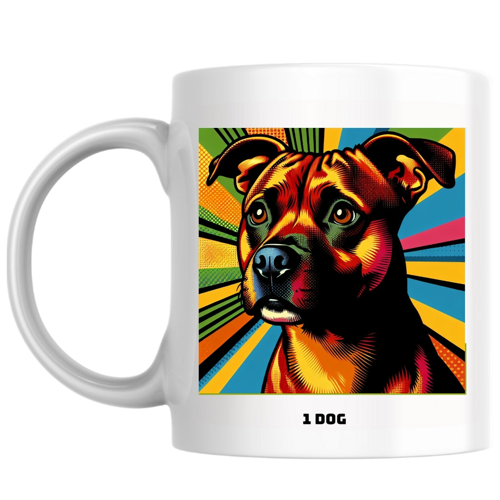 1 dog the Magnificent: Pop Art Coffee Mug