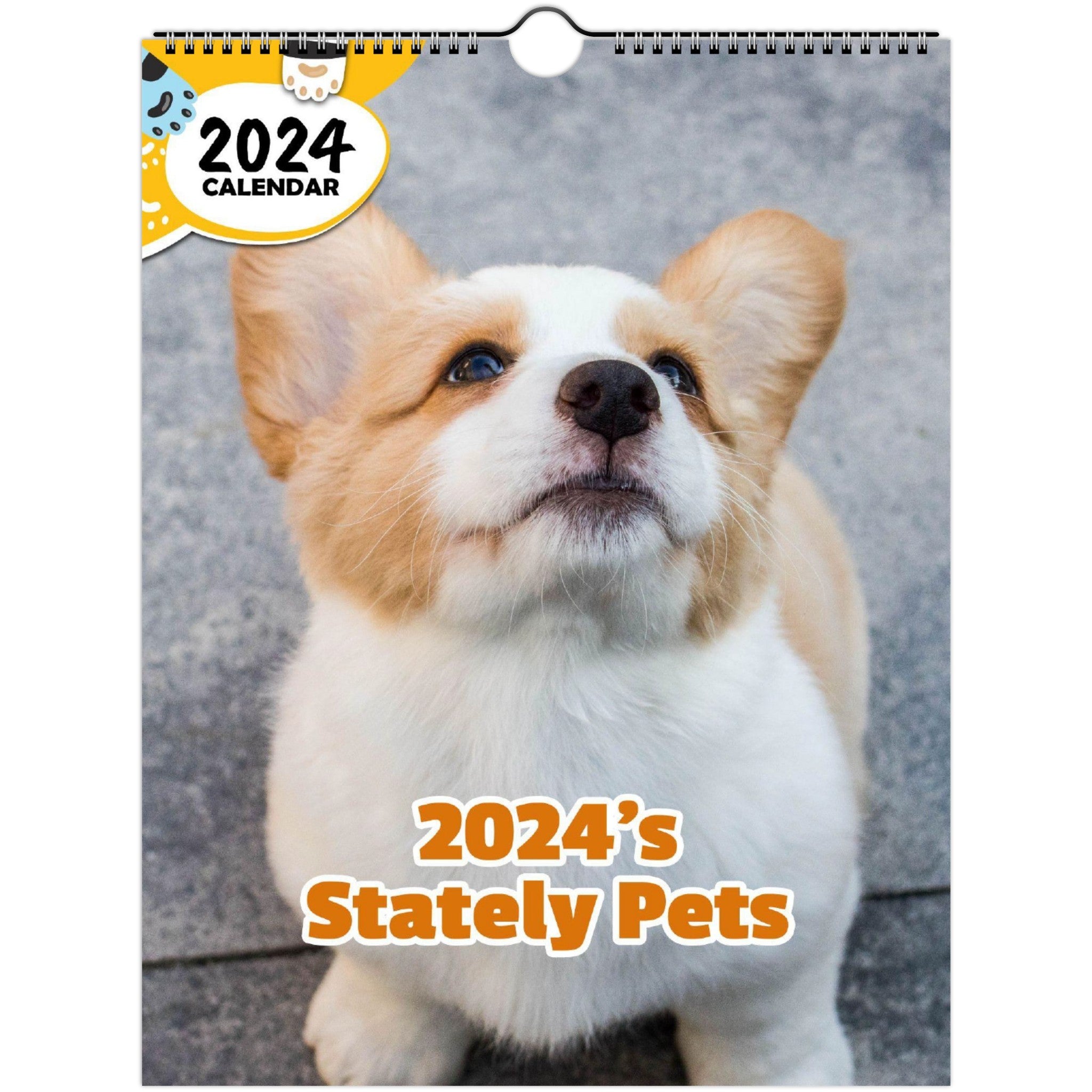 2024's Stately Pets: 2024 Wall Calendar (Published)
