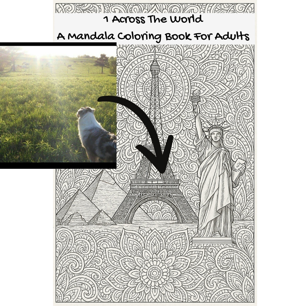 1 Across The World: A Mandala Coloring Book For Adults