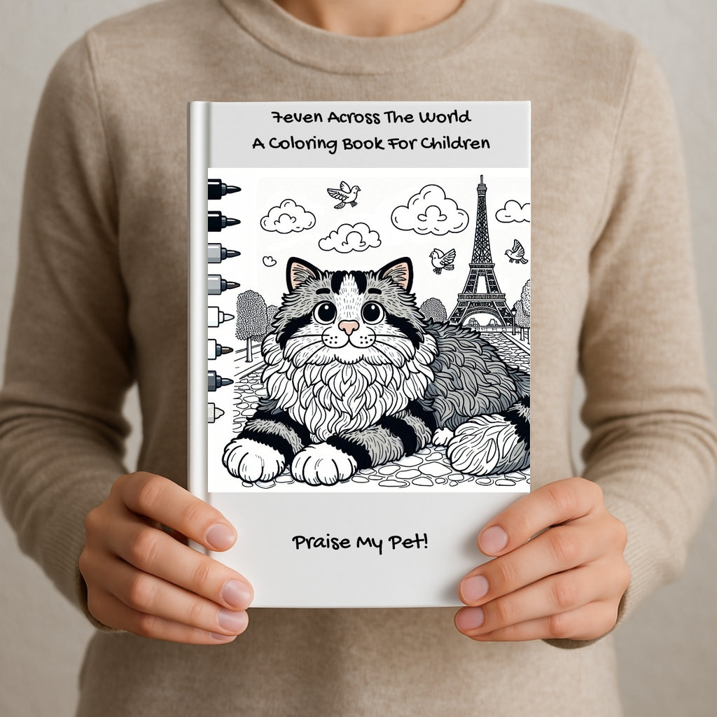 7even Across The World: A Coloring Book For Children