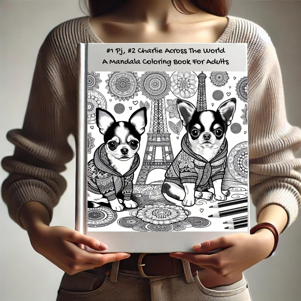 #1 Pj, #2 Charlie Across The World: A Mandala Coloring Book For Adults