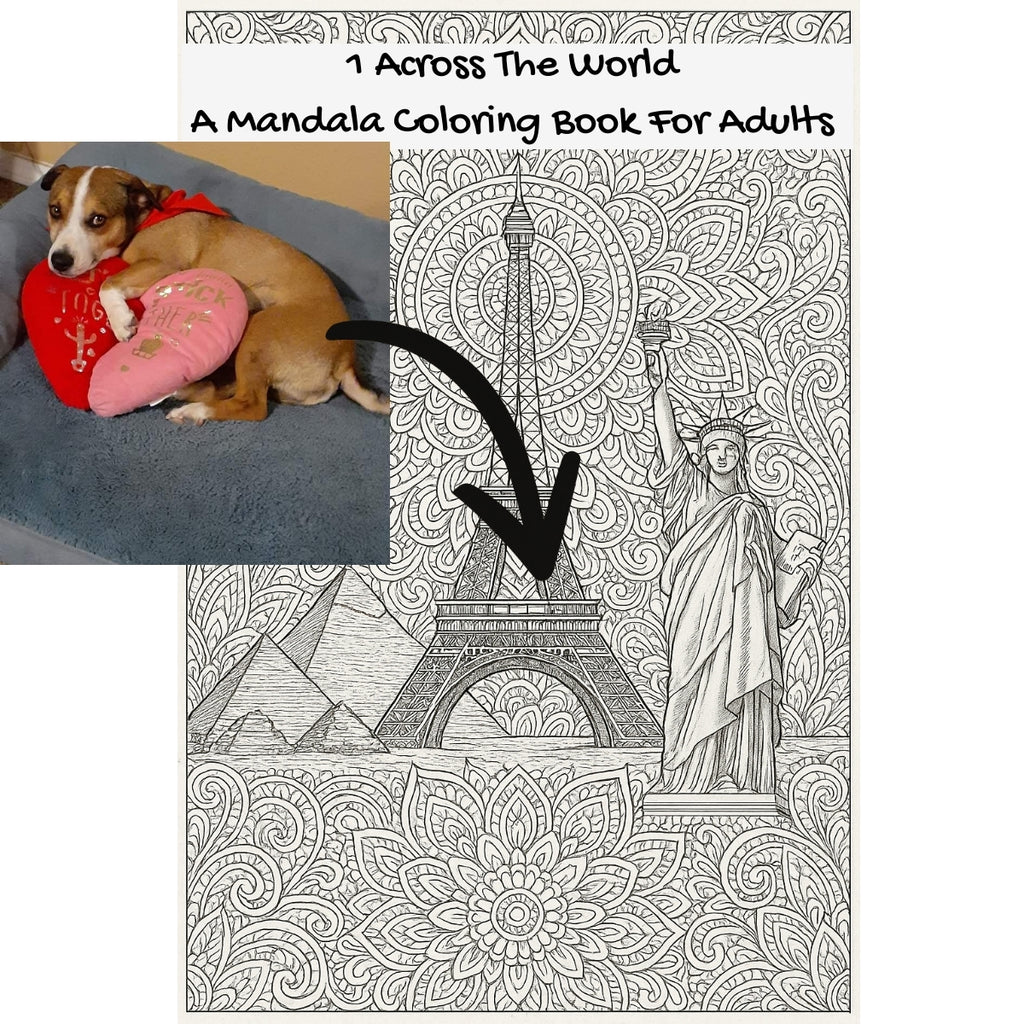 1 Across The World: A Mandala Coloring Book For Adults