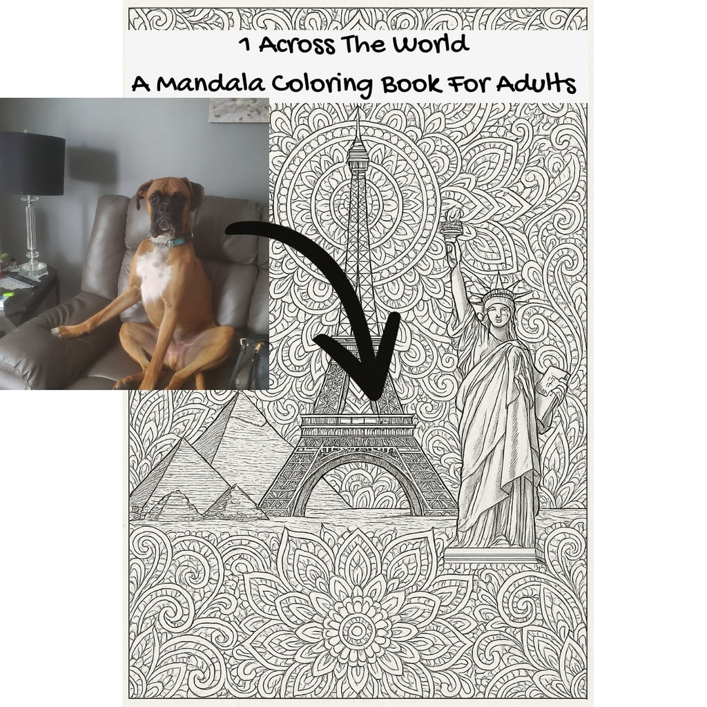 1 Across The World: A Mandala Coloring Book For Adults