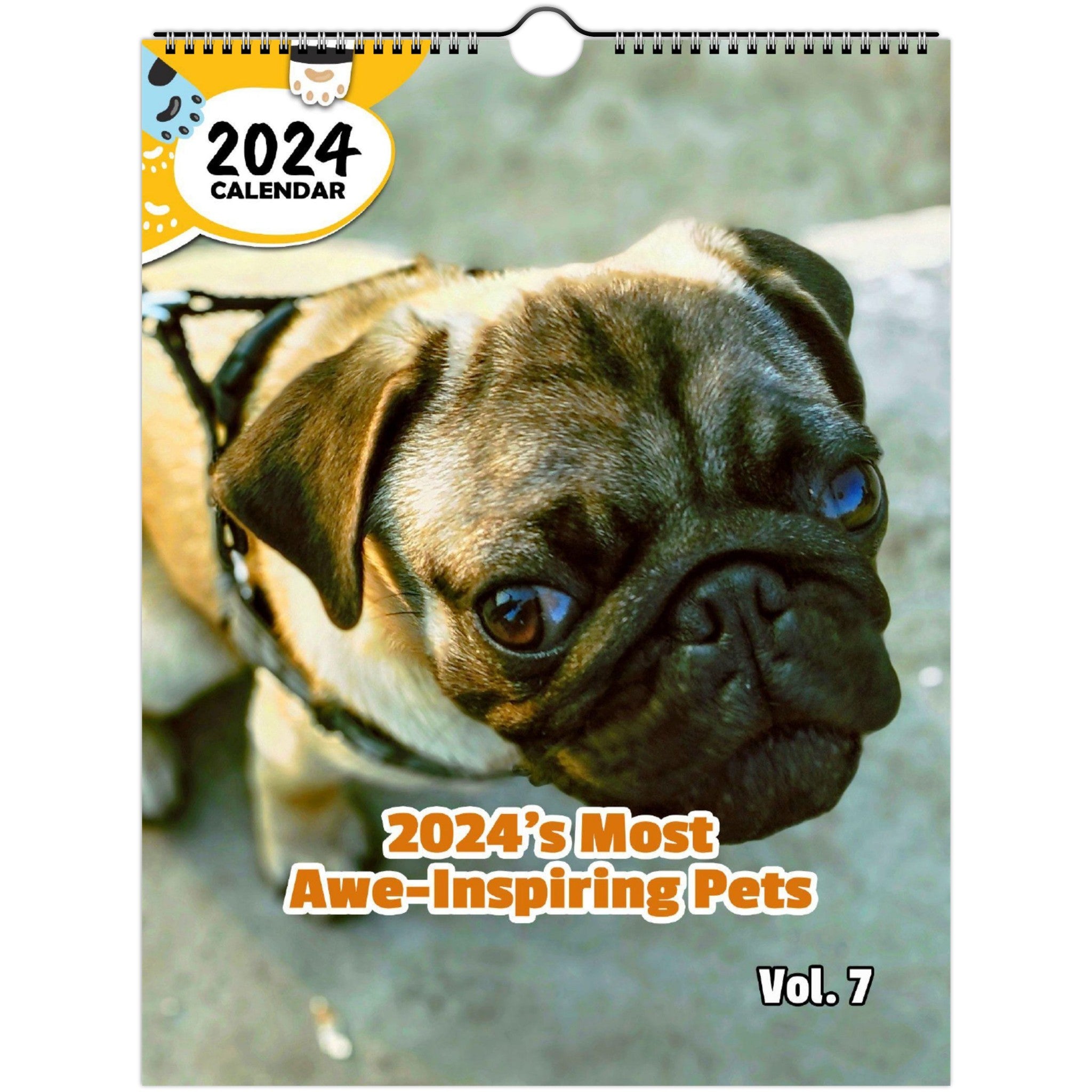 2024's Most Awe-Inspiring Pets Volume Seven: 2024 Wall Calendar (Published)