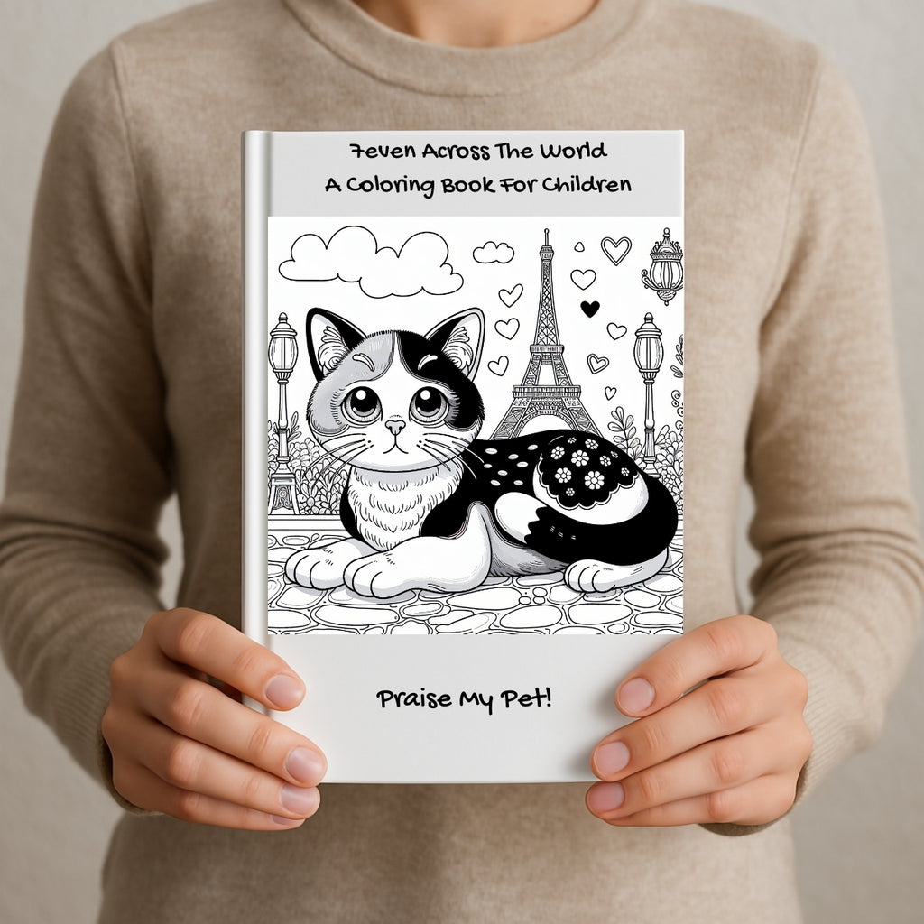 7even Across The World: A Coloring Book For Children