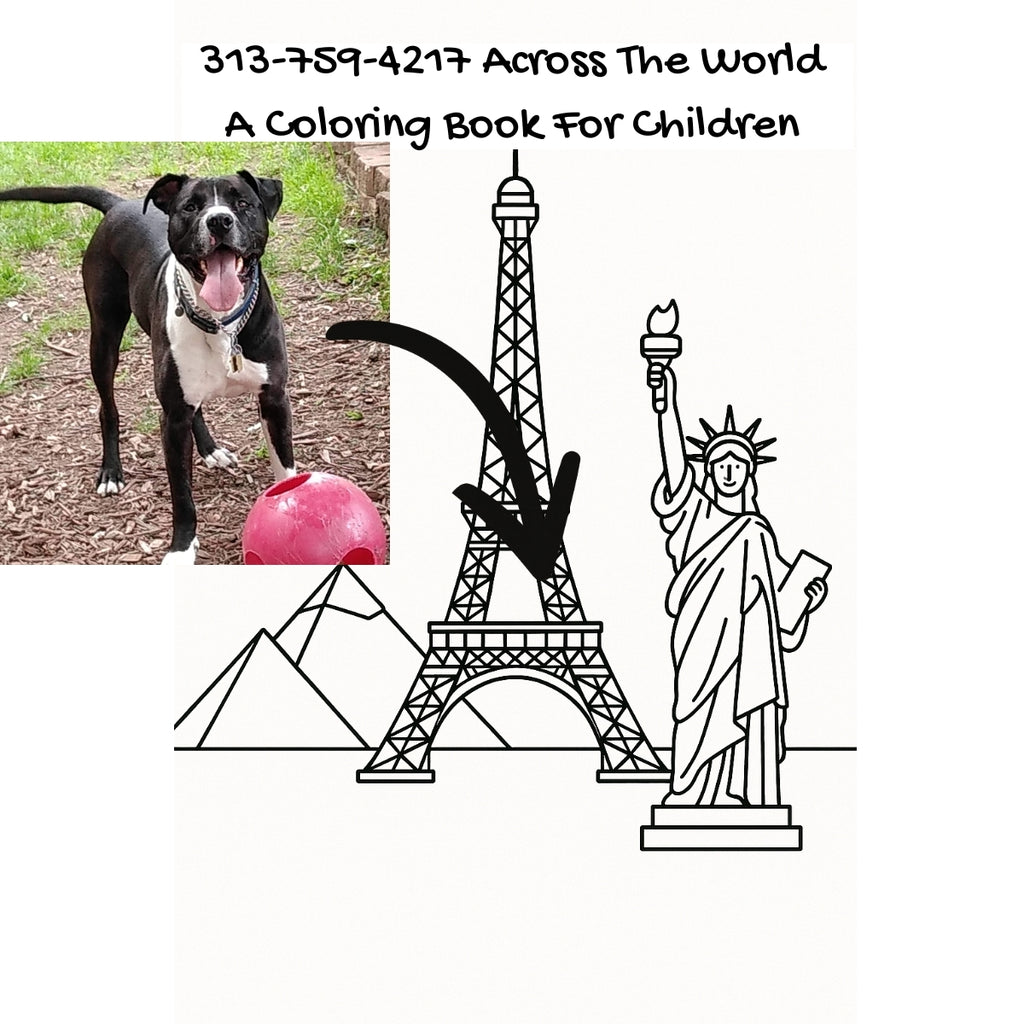 313-759-4217 Across The World: A Coloring Book For Children
