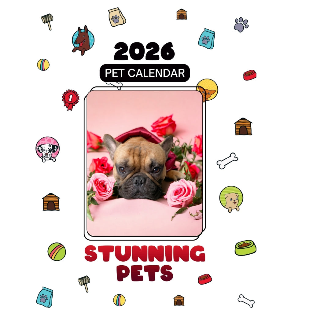 French Bulldog Headlines Stunning Pets: A 2026 Pet Calendar