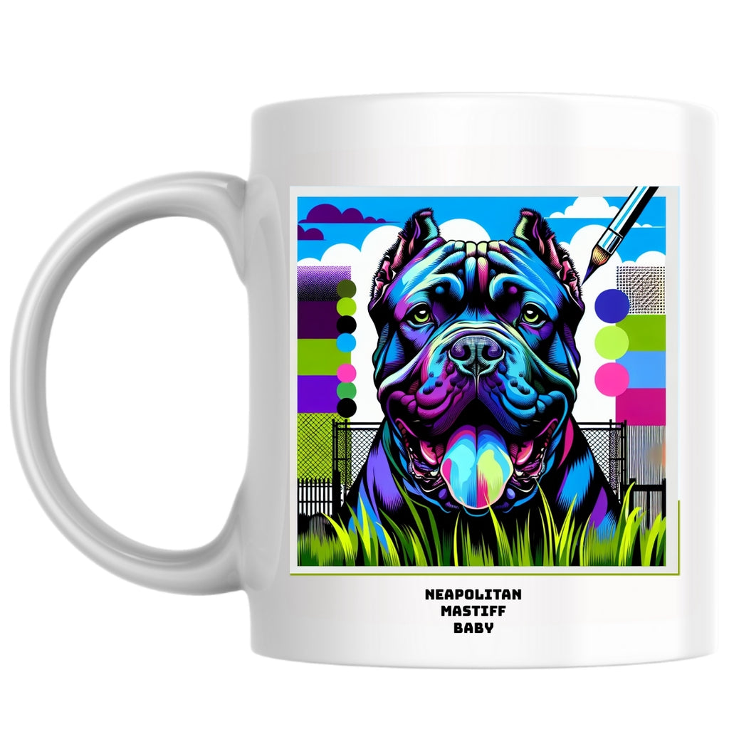 Neapolitan Mastiff baby the Magnificent: Pop Art Coffee Mug