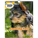 Amazing Pets Volume Five: 2024 Wall Calendar (Published)