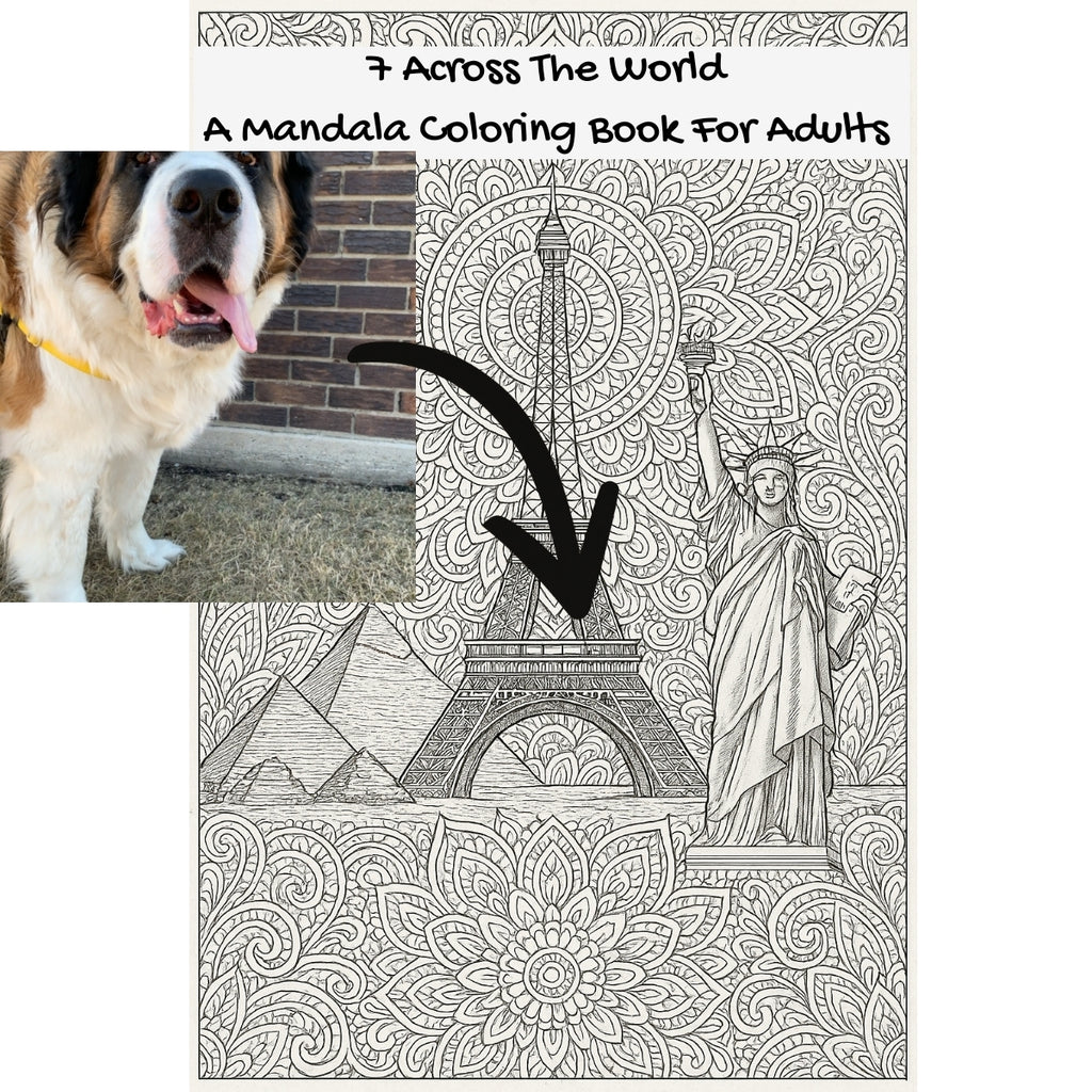 7 Across The World: A Mandala Coloring Book For Adults