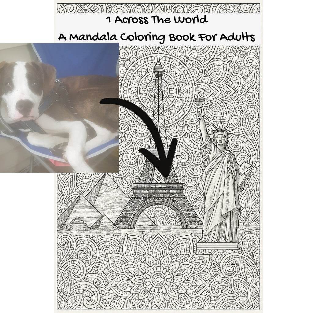 1 Across The World: A Mandala Coloring Book For Adults