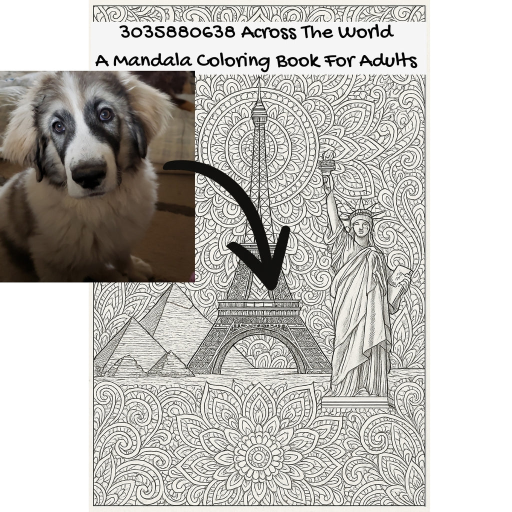 3035880638 Across The World: A Mandala Coloring Book For Adults