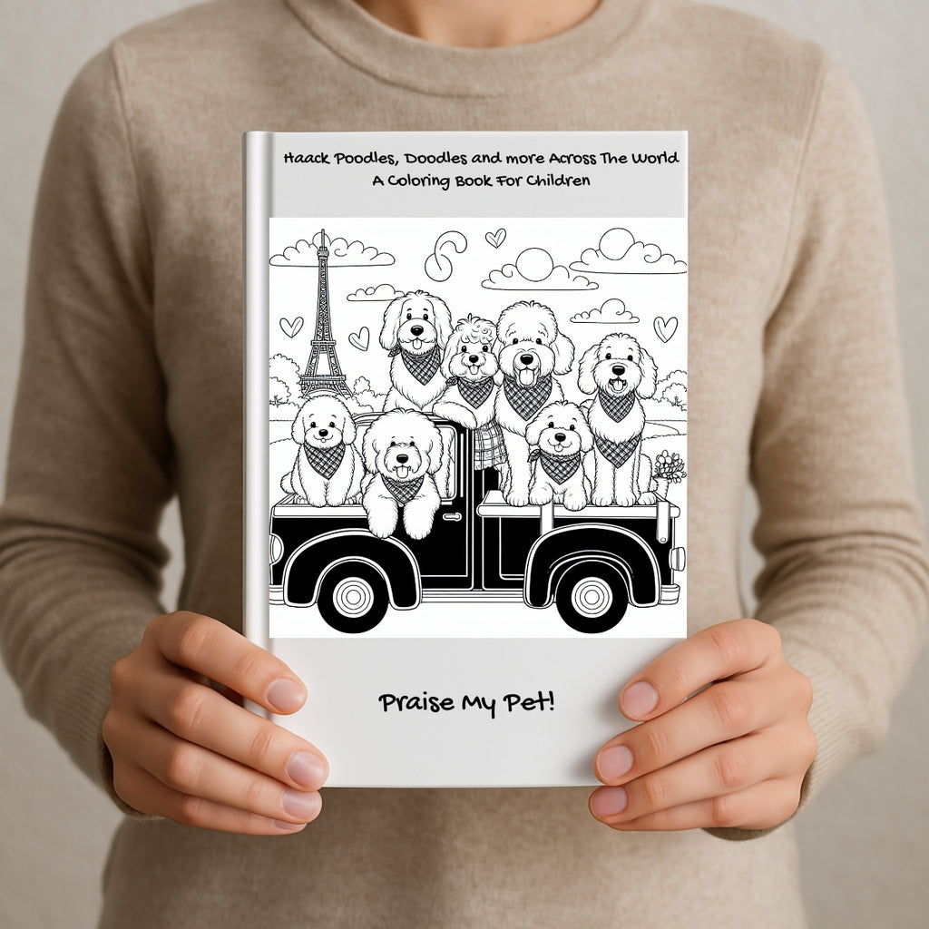 Haack Poodles, Doodles and more Across The World: A Coloring Book For Children