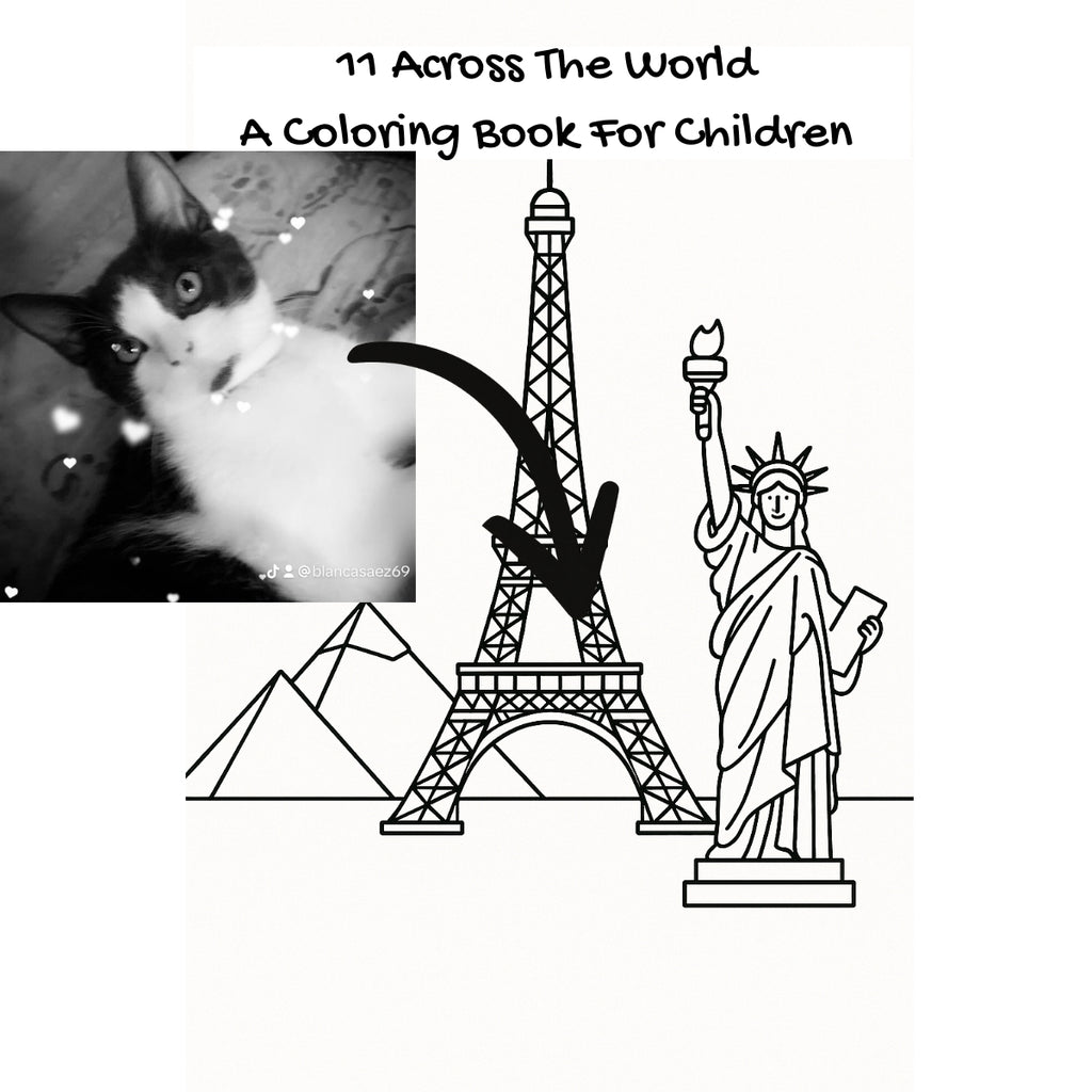 11 Across The World: A Coloring Book For Children