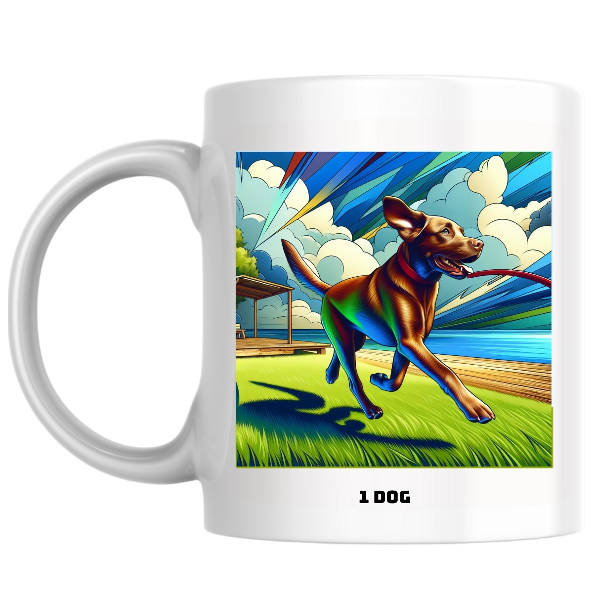 1 dog the Magnificent: Pop Art Coffee Mug