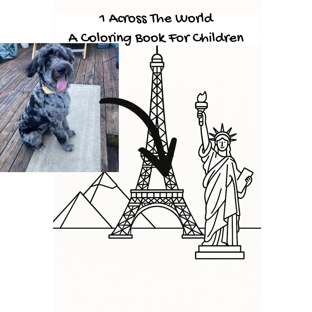 1 Across The World: A Coloring Book For Children