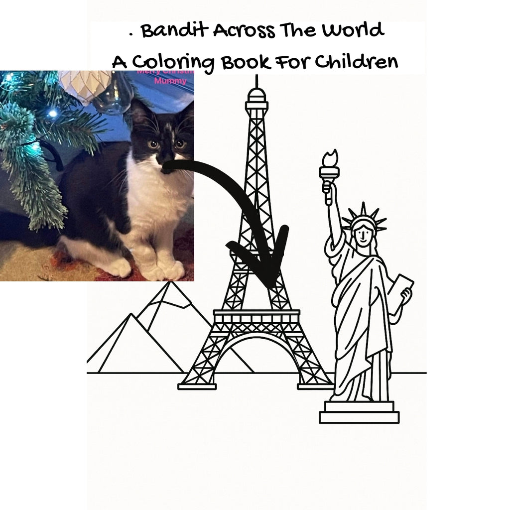 . Bandit Across The World: A Coloring Book For Children