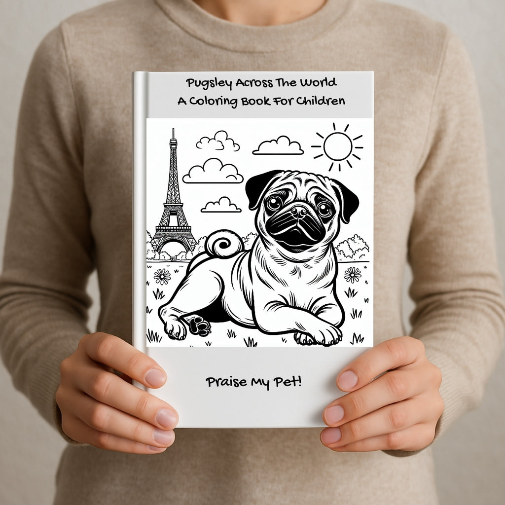Pugsley Across The World: A Coloring Book For Children