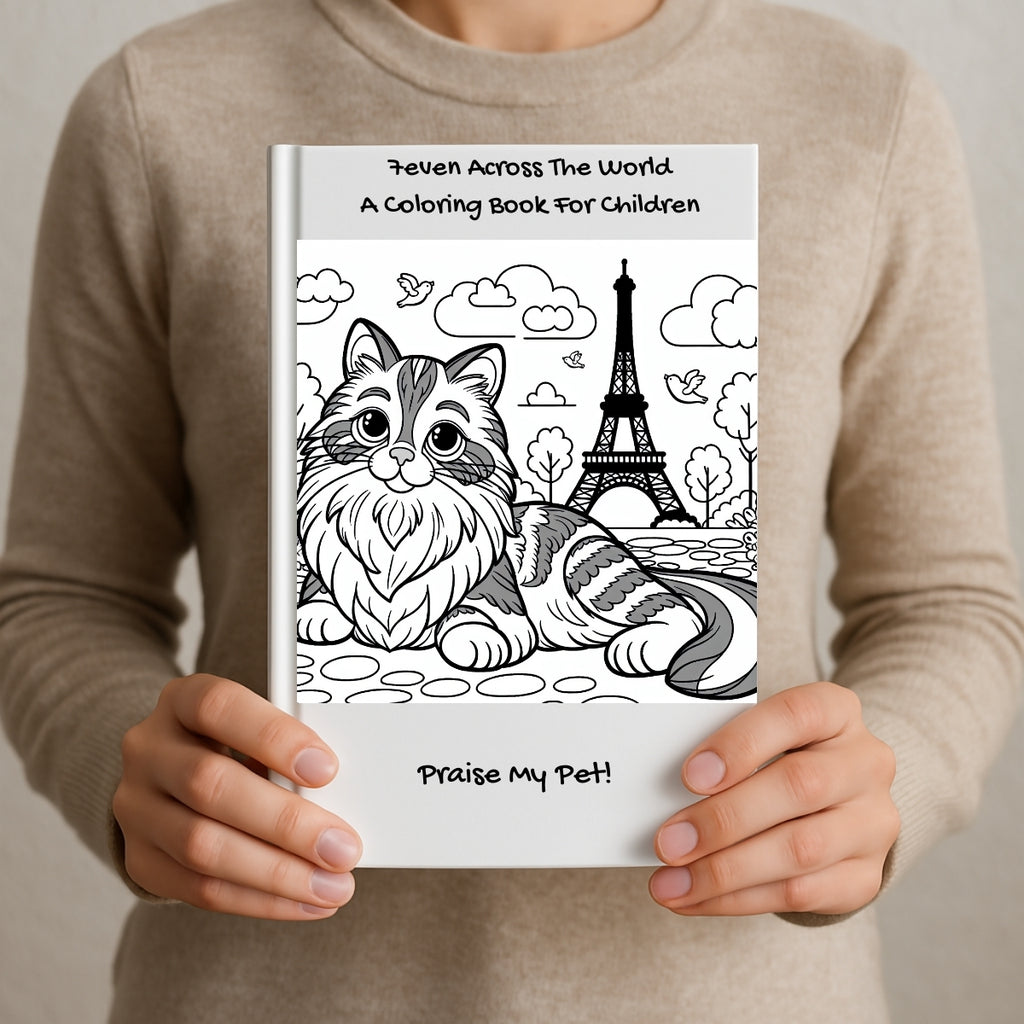 7even Across The World: A Coloring Book For Children