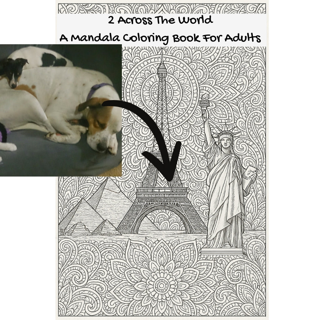 2 Across The World: A Mandala Coloring Book For Adults