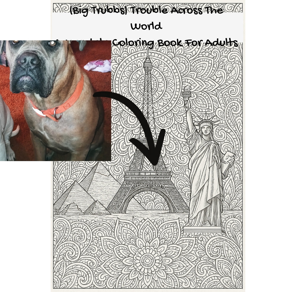 (Big Trubbs) Trouble Across The World: A Mandala Coloring Book For Adults