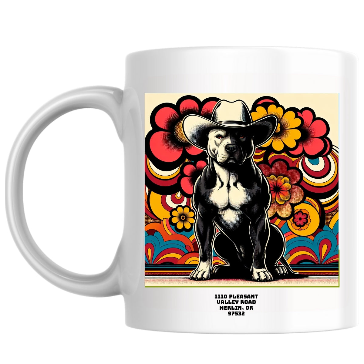 1110 Pleasant Valley Road Merlin, OR 97532 the Magnificent: Pop Art Coffee Mug