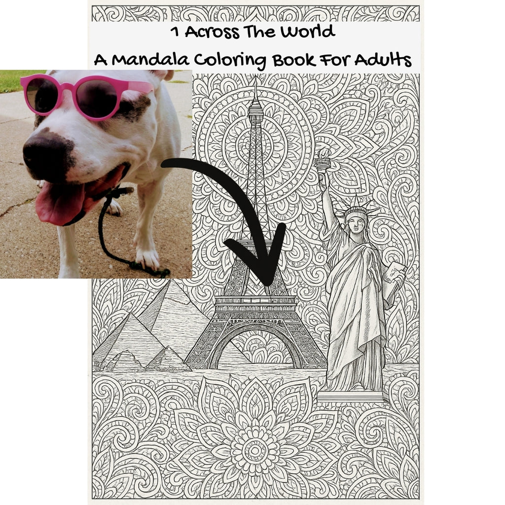 1 Across The World: A Mandala Coloring Book For Adults