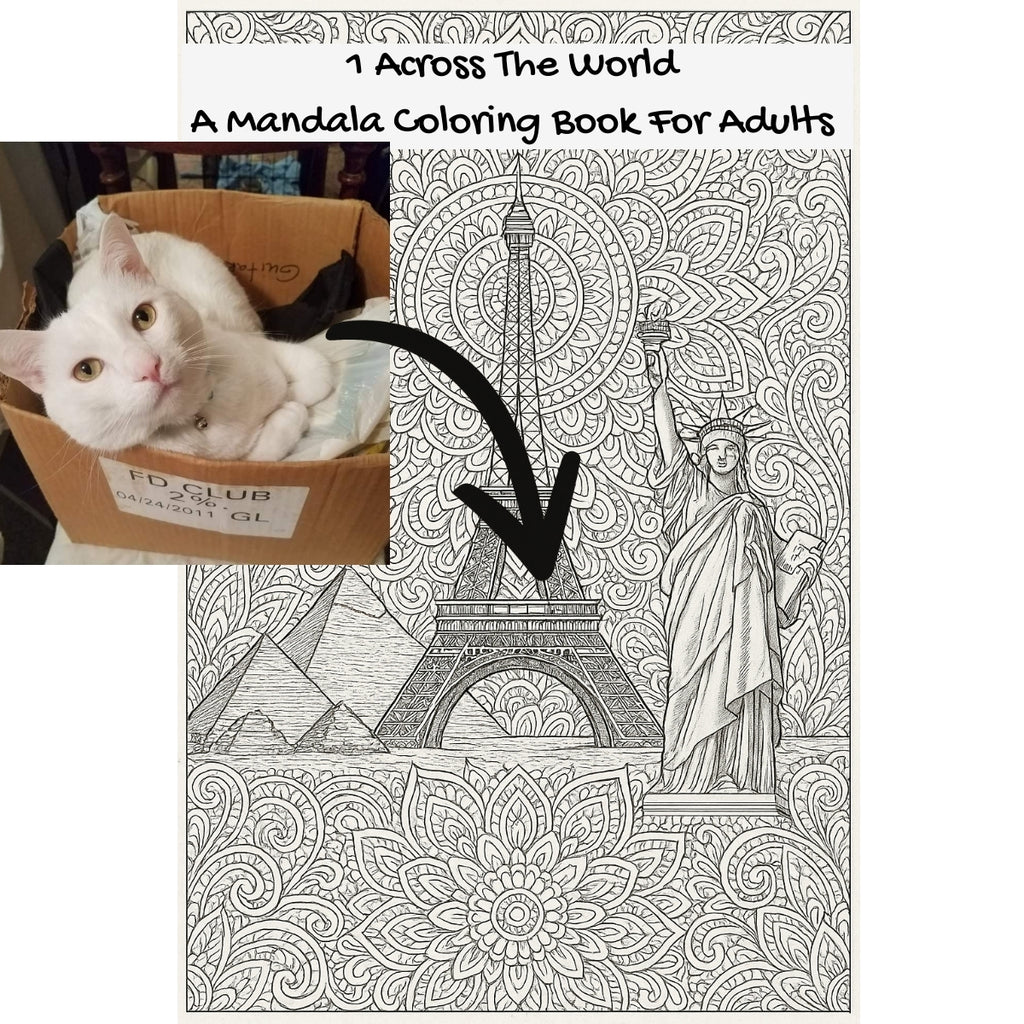 1 Across The World: A Mandala Coloring Book For Adults