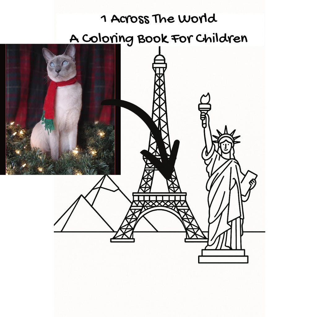 1 Across The World: A Coloring Book For Children