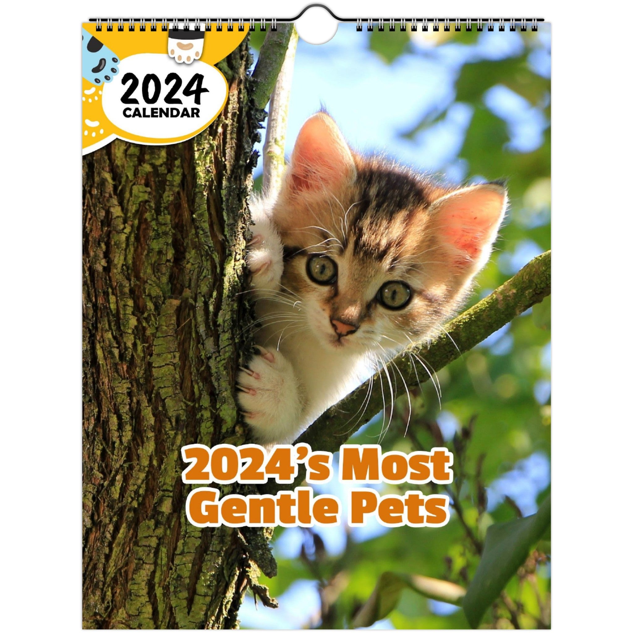 2024's Most Gentle Pets: 2024 Wall Calendar (Published)