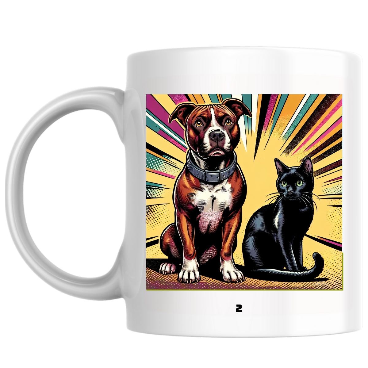 2 the Magnificent: Pop Art Coffee Mug