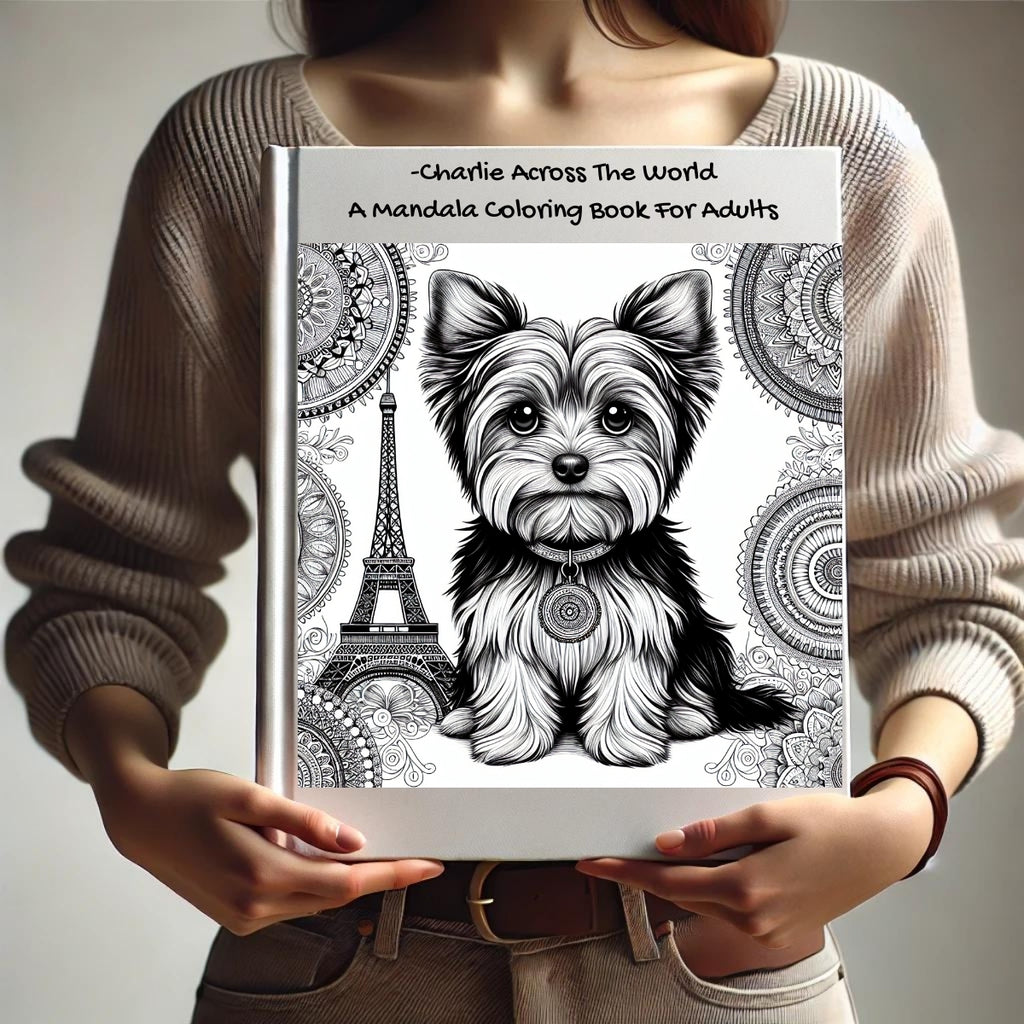 -Charlie Across The World: A Mandala Coloring Book For Adults