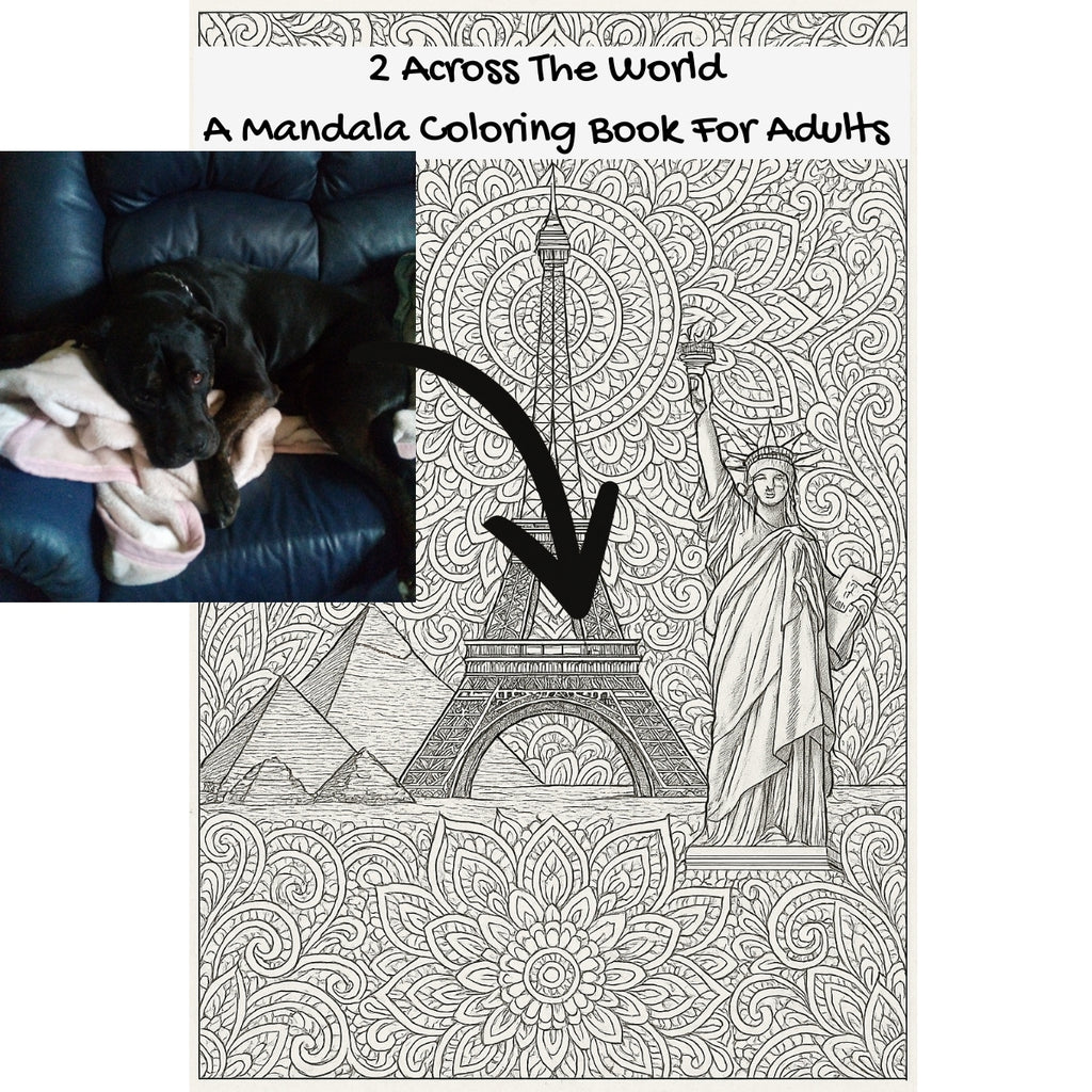 2 Across The World: A Mandala Coloring Book For Adults