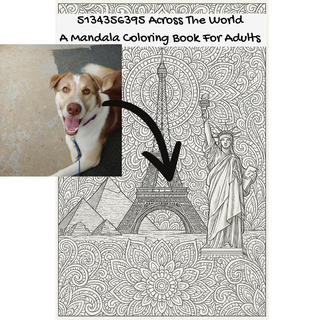 5134356395 Across The World: A Mandala Coloring Book For Adults
