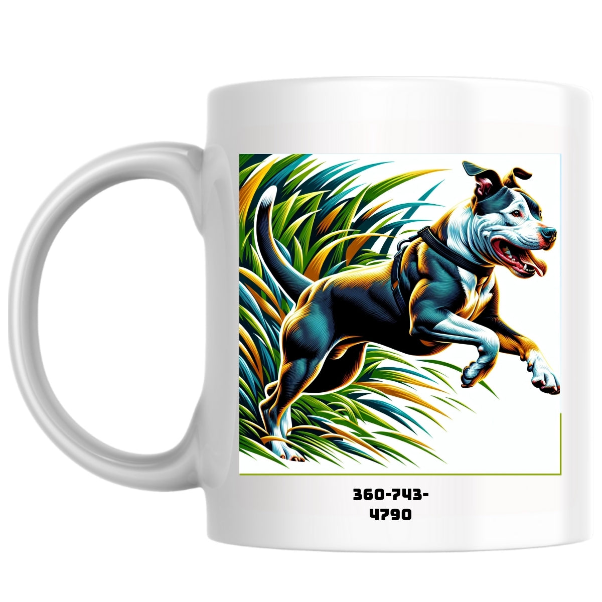 360-743-4790 the Magnificent: Pop Art Coffee Mug