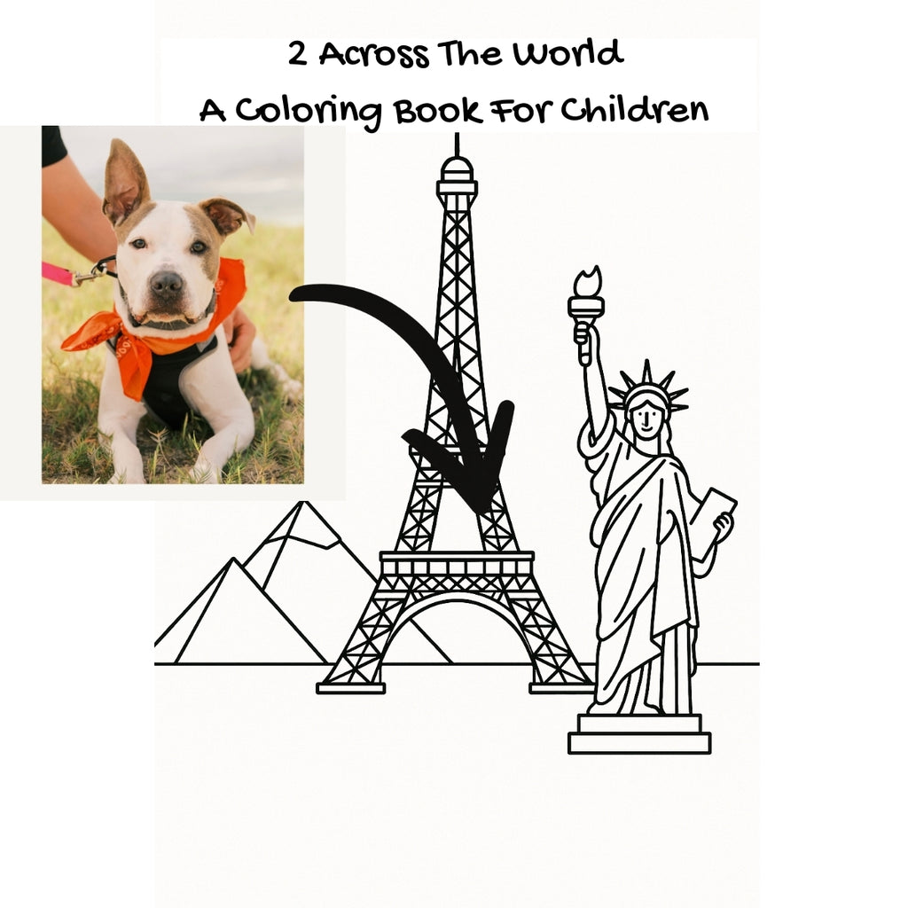 2 Across The World: A Coloring Book For Children