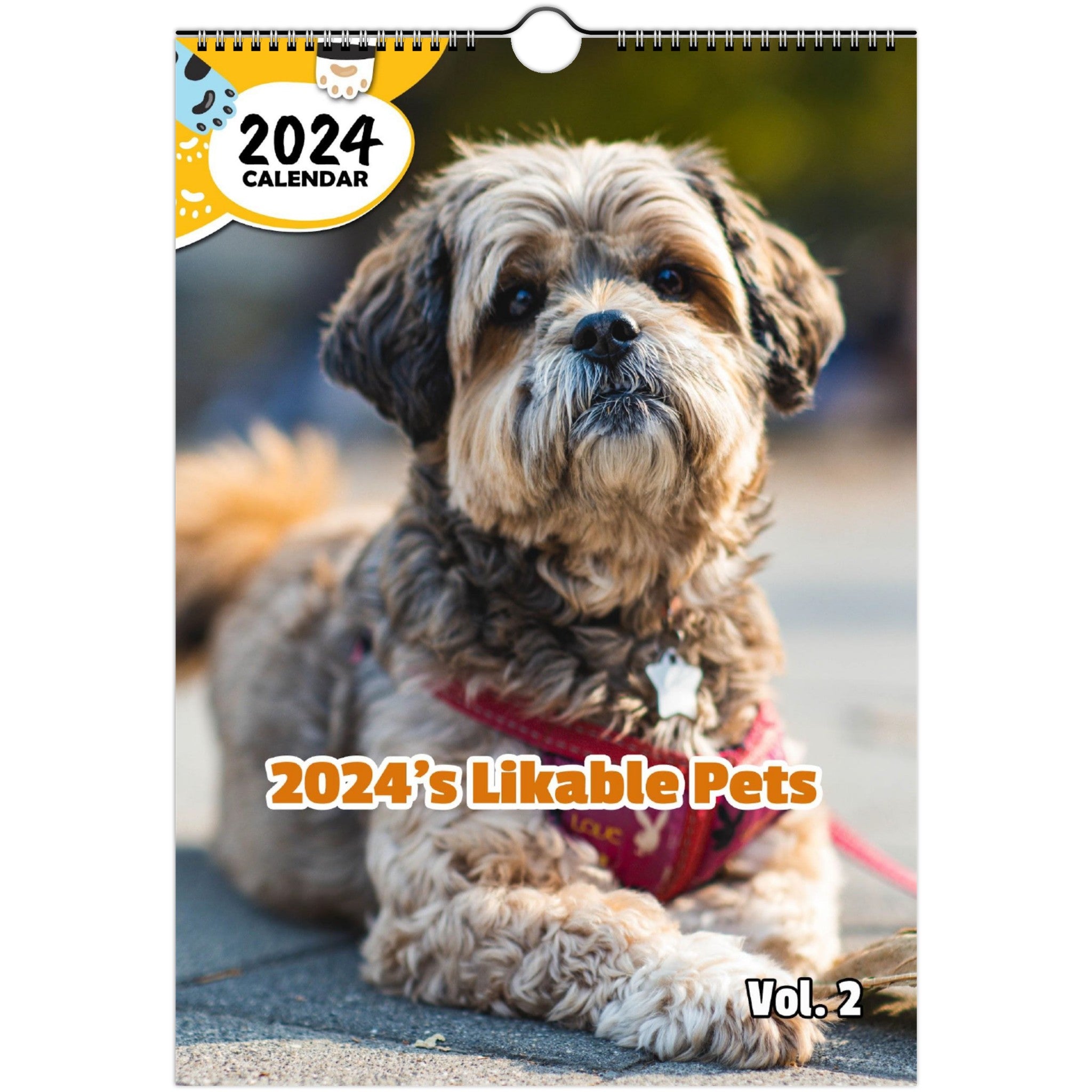 2024's Likable Pets Volume Two: 2024 Wall Calendar (Published)