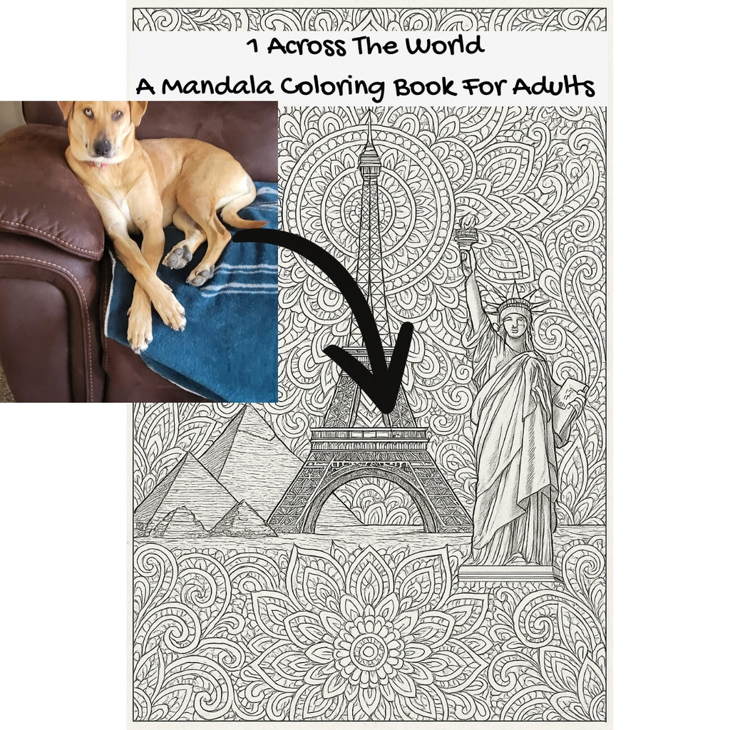 1 Across The World: A Mandala Coloring Book For Adults