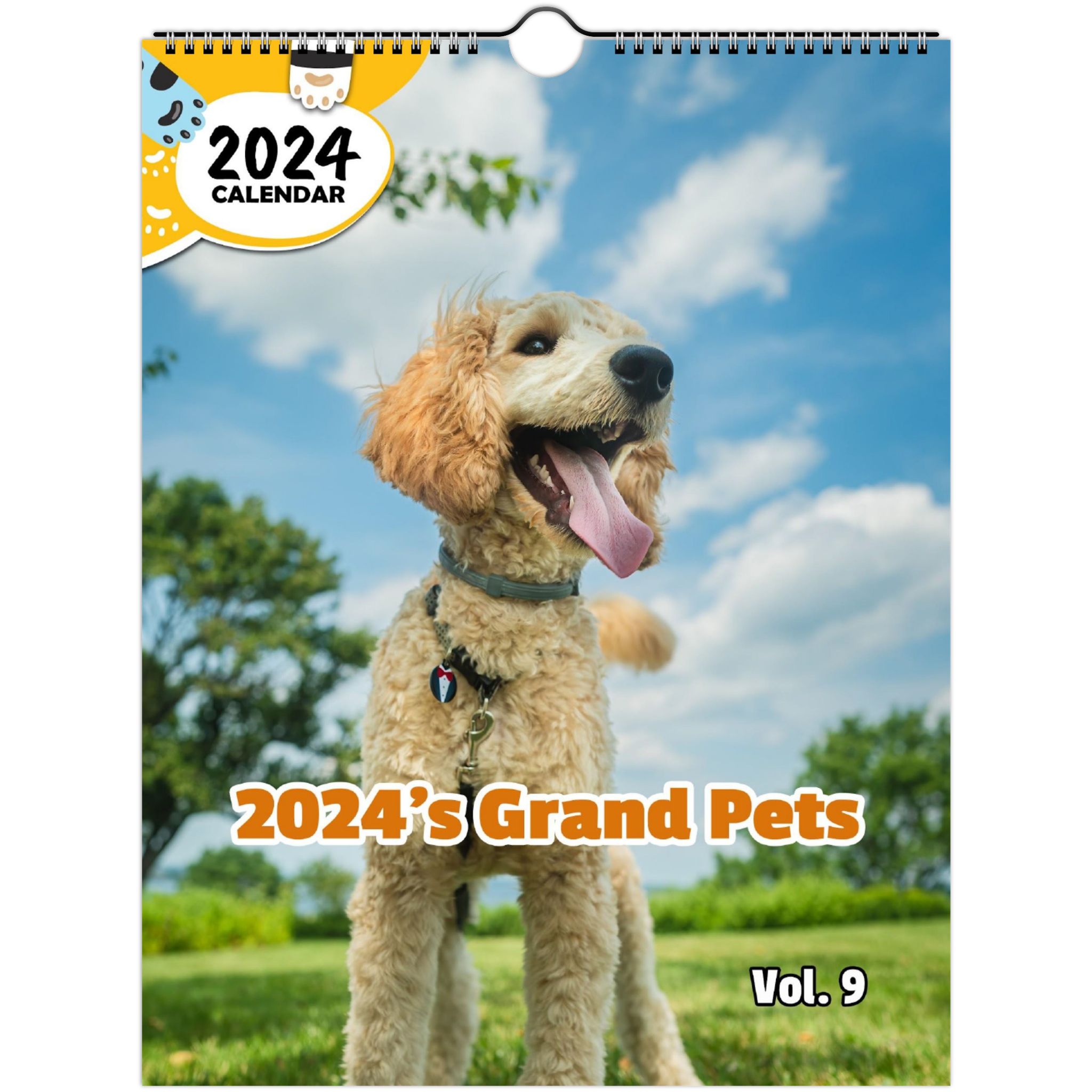 2024's Grand Pets Volume Nine: 2024 Wall Calendar (Published)