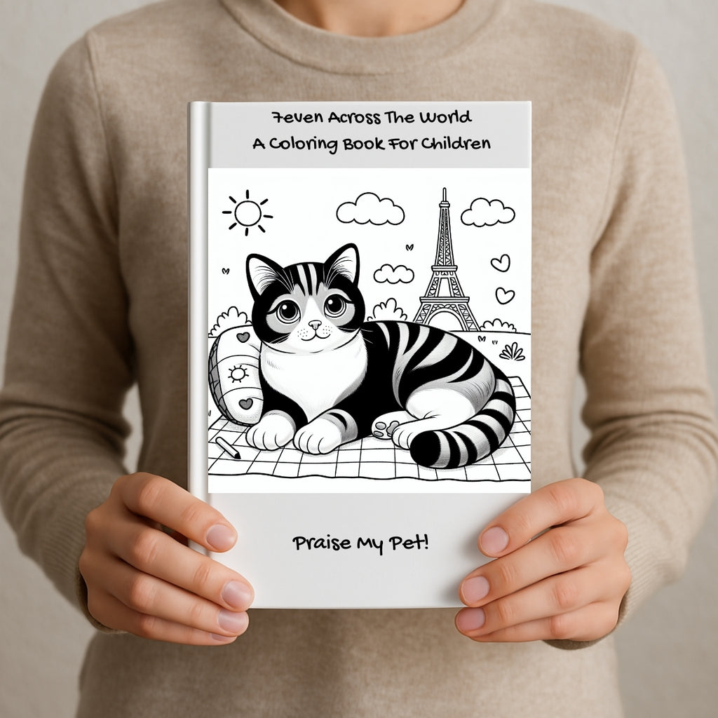 7even Across The World: A Coloring Book For Children