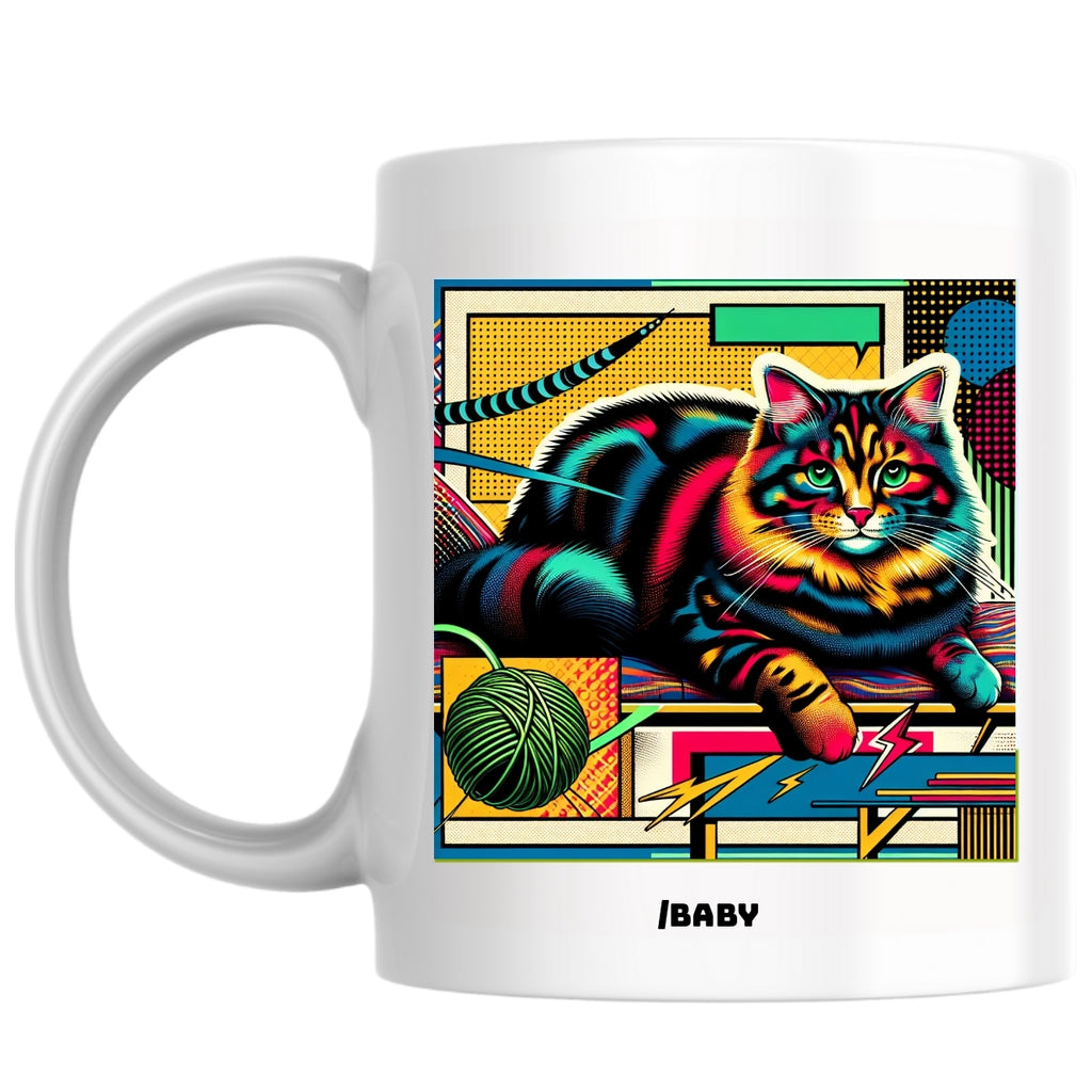 /Baby the Magnificent: Pop Art Coffee Mug
