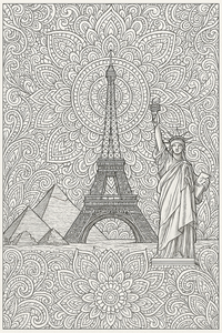 Polo the Poodle Across The Globe: A Mandala Coloring Book For Adults
