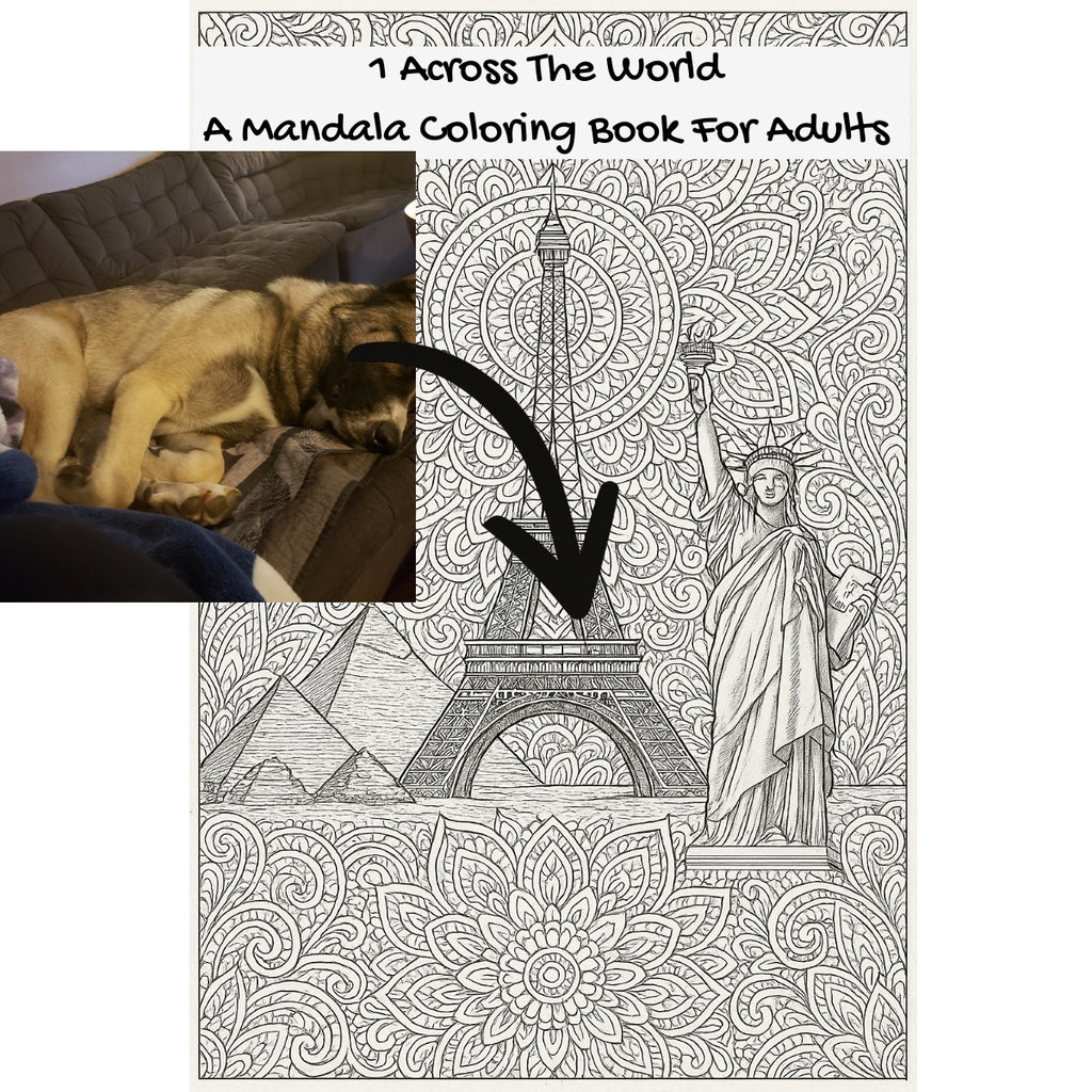 1 Across The World: A Mandala Coloring Book For Adults