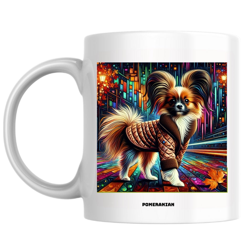 Pomeranian the Magnificent: Pop Art Coffee Mug