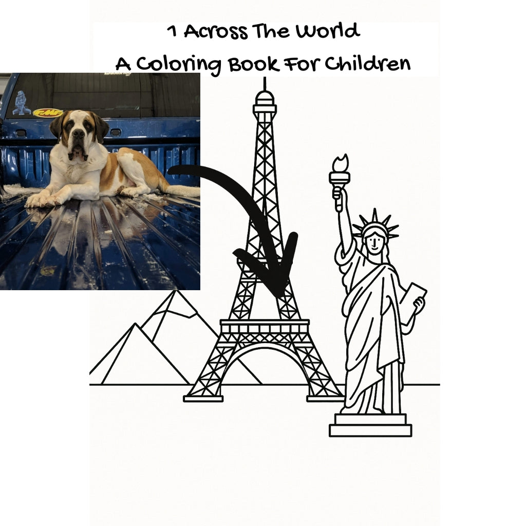 1 Across The World: A Coloring Book For Children