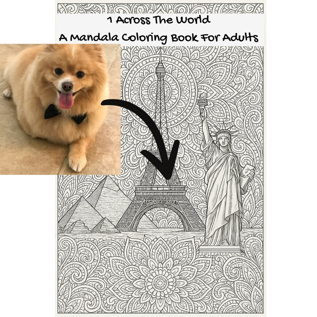 1 Across The World: A Mandala Coloring Book For Adults