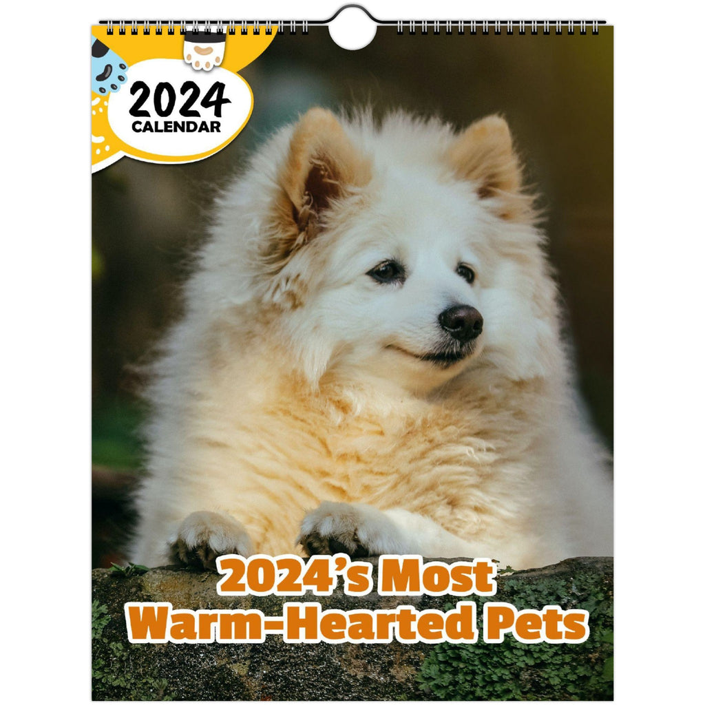 2024's Most Warm-Hearted Pets: 2024 Wall Calendar (Published)